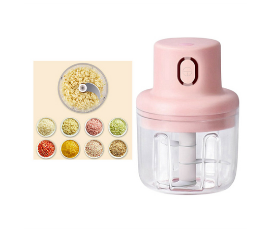250ml USB Rechargeable Portable Electric Mini Garlic Chopper, Food Chopper