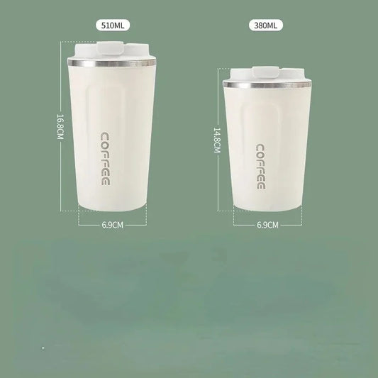 510ml Stainless Steel Insulated Coffee Mug – Perfect for Hot & Cold Drinks
